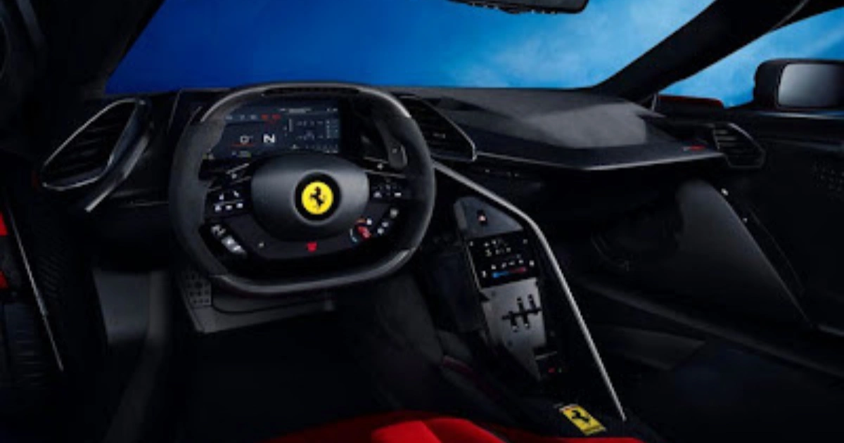 2026 Ferrari F80 Front dashboard